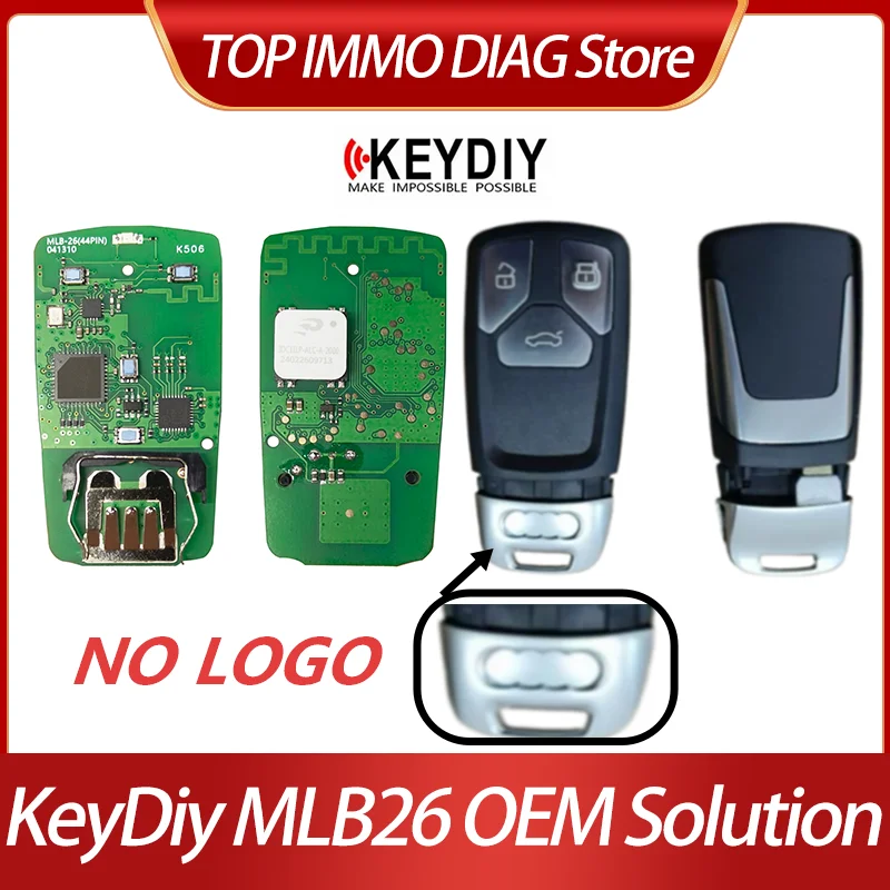 KeyDiy KD MLB26 OEM Solution PCB 434Mhz With Shell For MLB System Key Programming MLB A4 Q5 Work With KDX4 KD X4 KD-X4 KD MAX