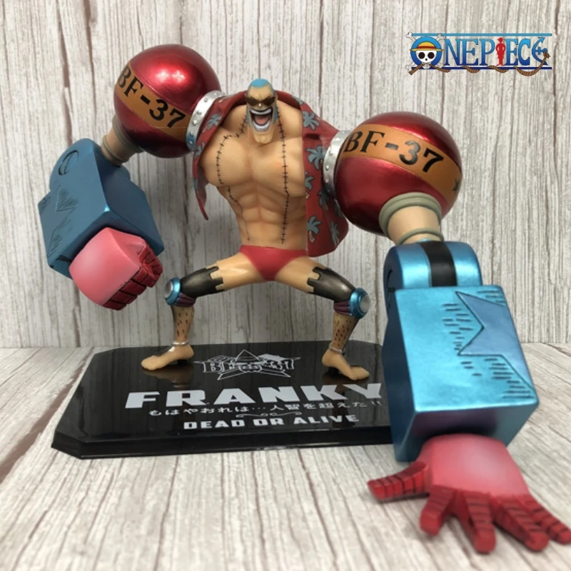 New One Piece Anime Figure Franky Multiple Expressions Change Pvc Action Figures Model Limited Sale Collectible Toys Gifts