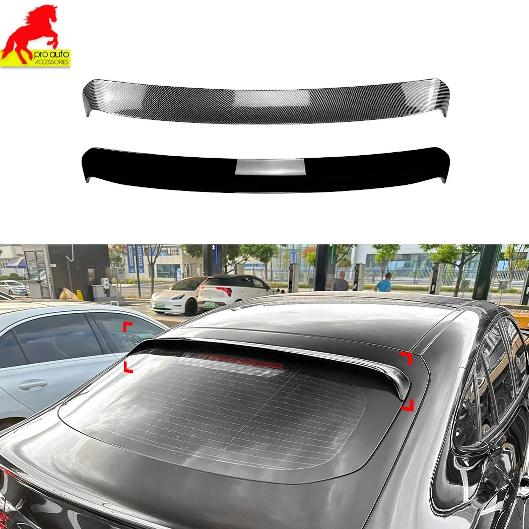 Rear Top Wing Window Spoiler Wings for Mercedes Benz GLC Coupe 2023+ AMG Diffuser Spoilers Glossy Black Car Styling Accessories