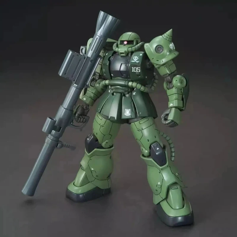 HG Gto 1/144 Assembly Model Kit Action Figures Ms-06c-6 Zaku Plastic Toys Model Desktop Ornament Boy Surprise Gift Collectible