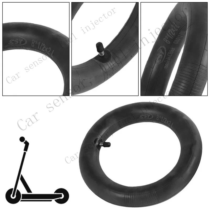 Q+  For XIAOMI For M365 Pro 1S Inner Tube 8 1/2x2 Straight Valve Rubber Tire Tube