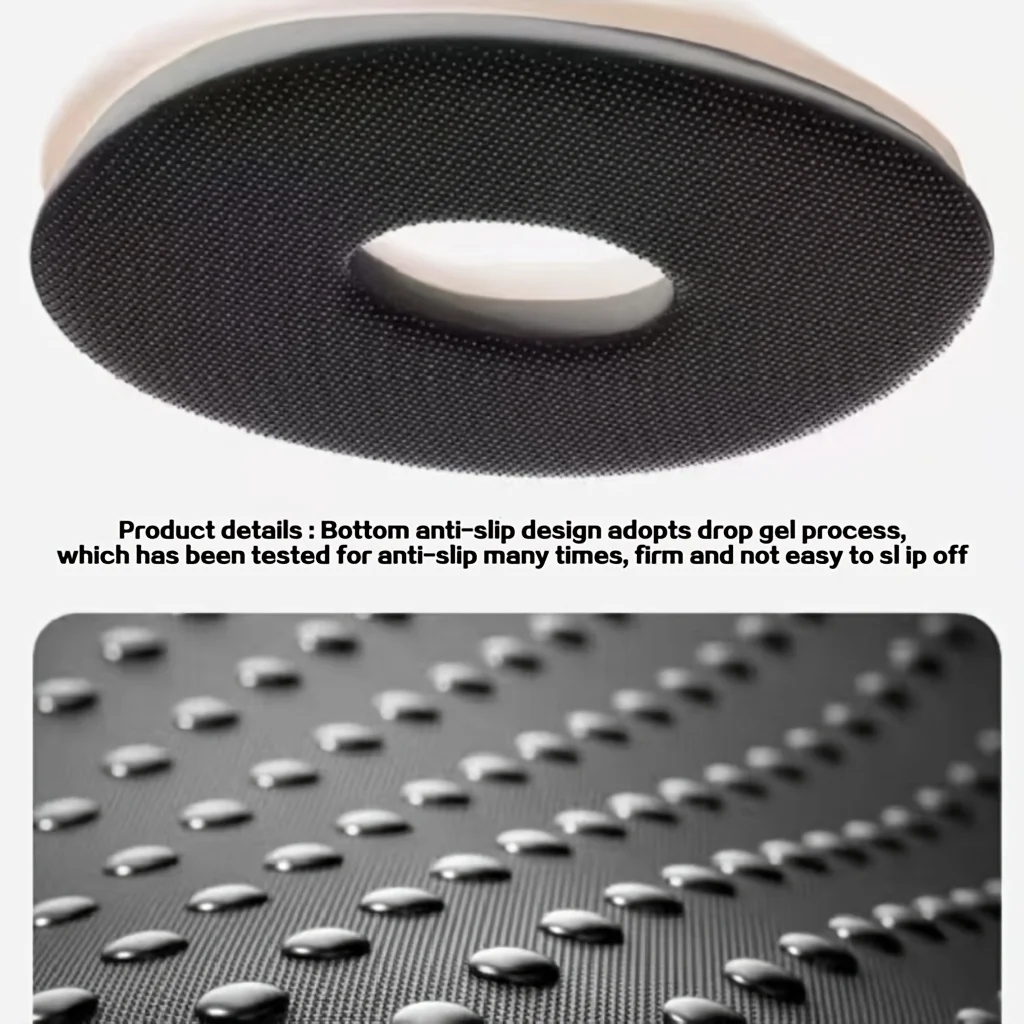 Komfort-Donut-Sitzkissen aus Memory-Schaum für Sofa, Hämorrhoiden-Unterstützung, Massage und Steißbeinkomfort, Autositzkissen, Geschenkidee – Detail 10
