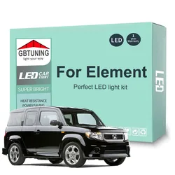 10Pcs Cars Accessories For Honda Element 2003 2004 2005 2006 2007 2008 2009 2010 2011 Canbus Dome Trunk LED Interior Light Bulb