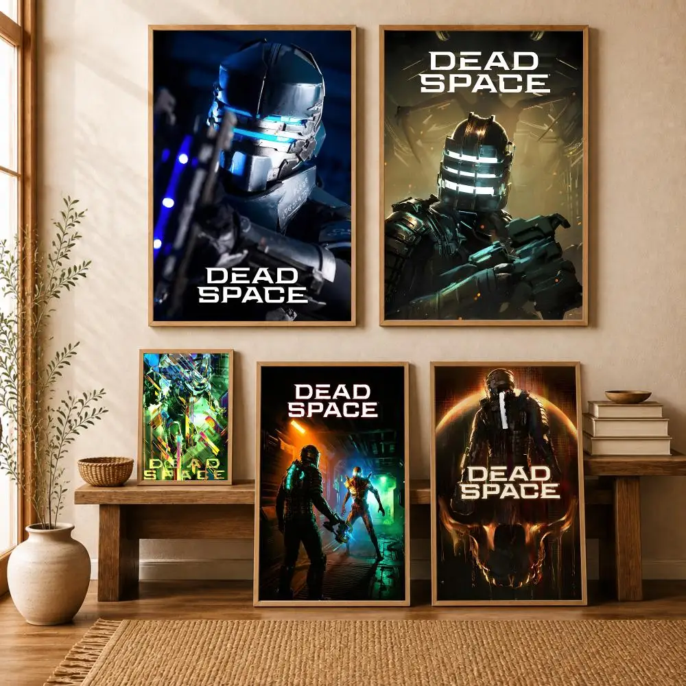 Game D-Dead Space Dark Futuristic Poster Modern Home Living Bedroom Bar Hallway Waterproof Wall Art Aesthetic Decor
