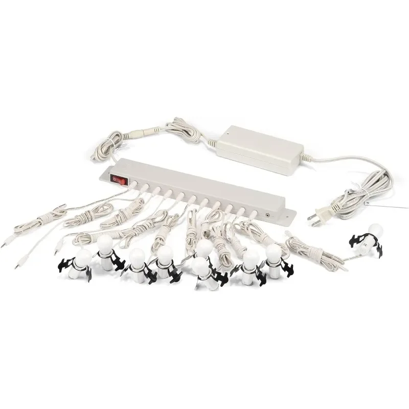 

Building and Accessory Lighting System,White/ Black