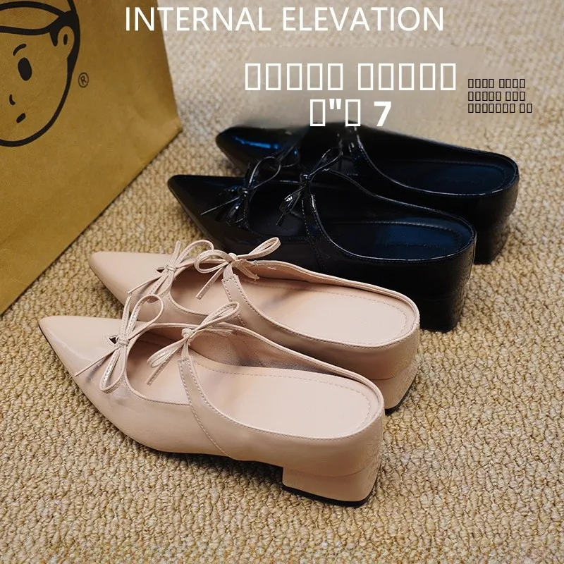 

Новые летние женские сандалии 2025 года: удобные туфли на скрытом каблуке с узлом, легко надеваемые, без застежек