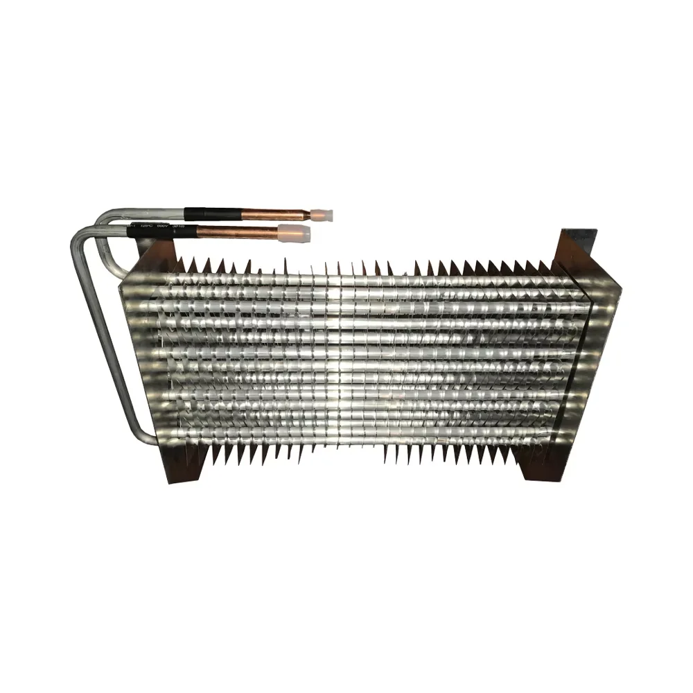 Customized All Aluminum Tube Fin Evaporator Condenser Cooling Coils For Freezer Refrigerator
