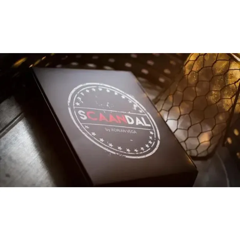 

SCAANDAL by Adrian Vega Close Up Magic Trick Card Magic Mentalism Magia Magie Magicians Prop Accessory Illusion Gimmick