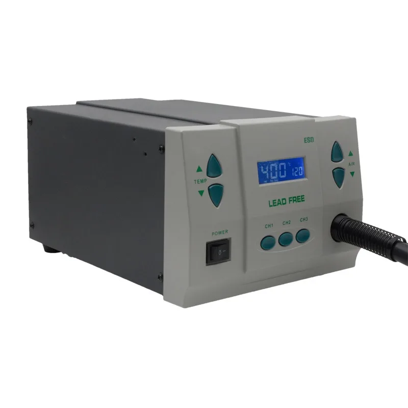 861DW 1000W Digital Constant Temperature Hot Air Gun Station High Power Intelligent for Phone Disassembly Soldering Repair