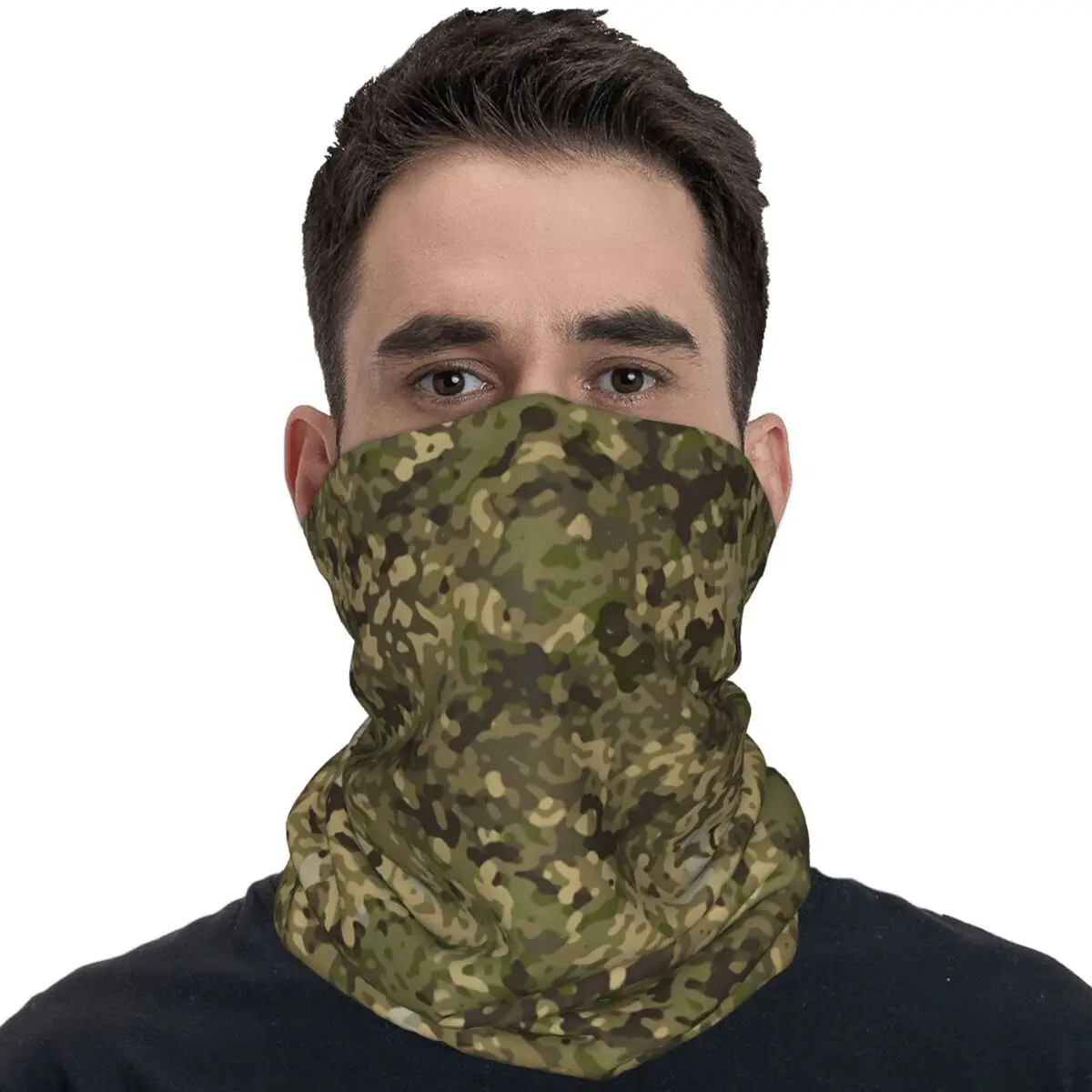 Outdoor Sports Balaclava Flecktarn Camouflage Bicycle Mask Neck Cover Face Masks Vintage Riding Fishing Dustproof Scarves