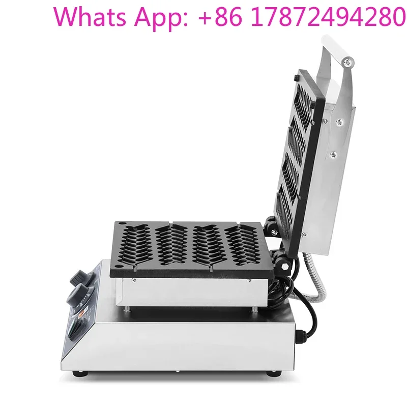 Wheat Ear Shaped Waffle Machine Electric Pine Tree Shaped Cake Machine Commercial 4-Piece Set Leaf Waffle Baking Iron Commercial