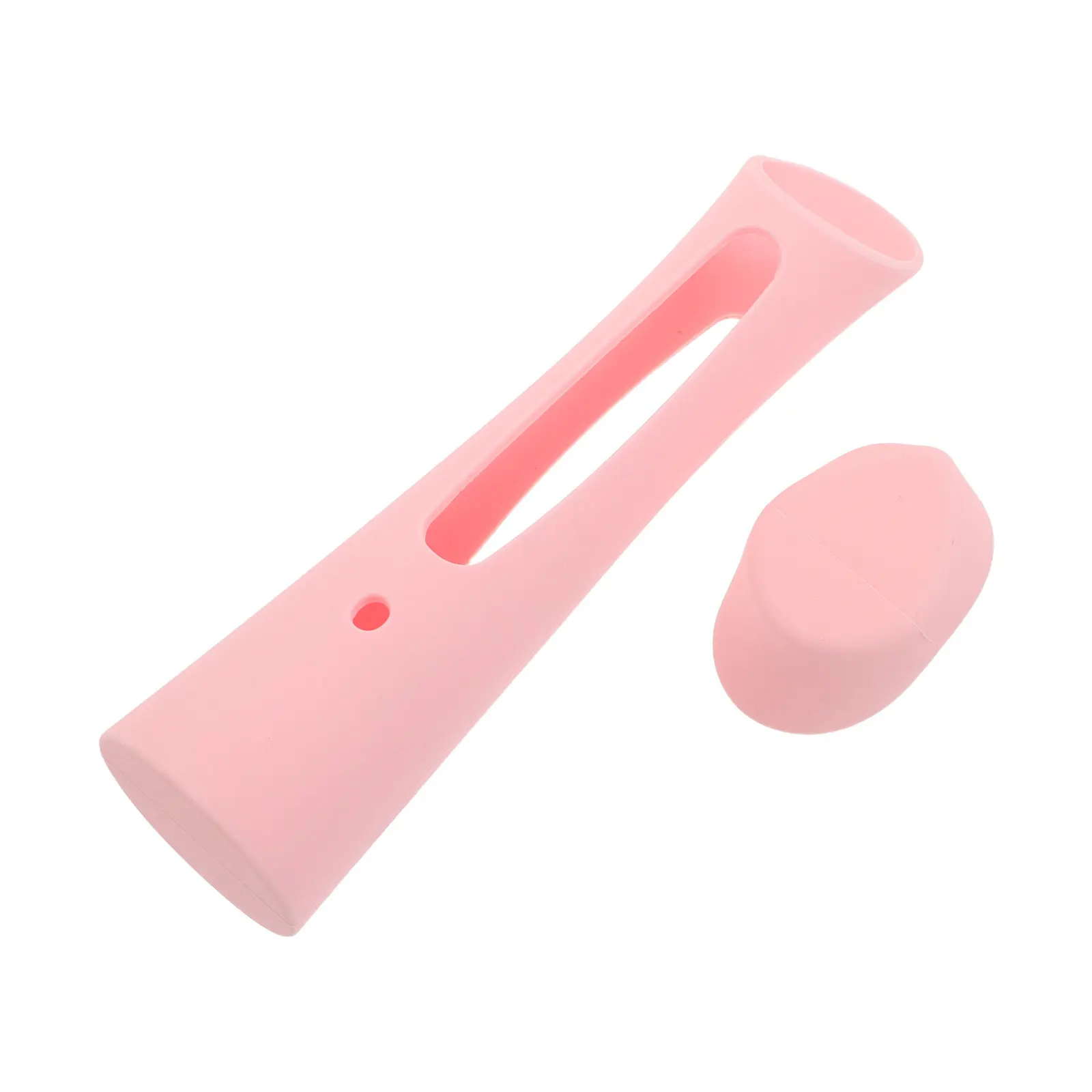 Silicone Protective Case Pink Beauty Device Silicone Sleeve Compatible Elastic Shock Resistant Skincare Tool Cover