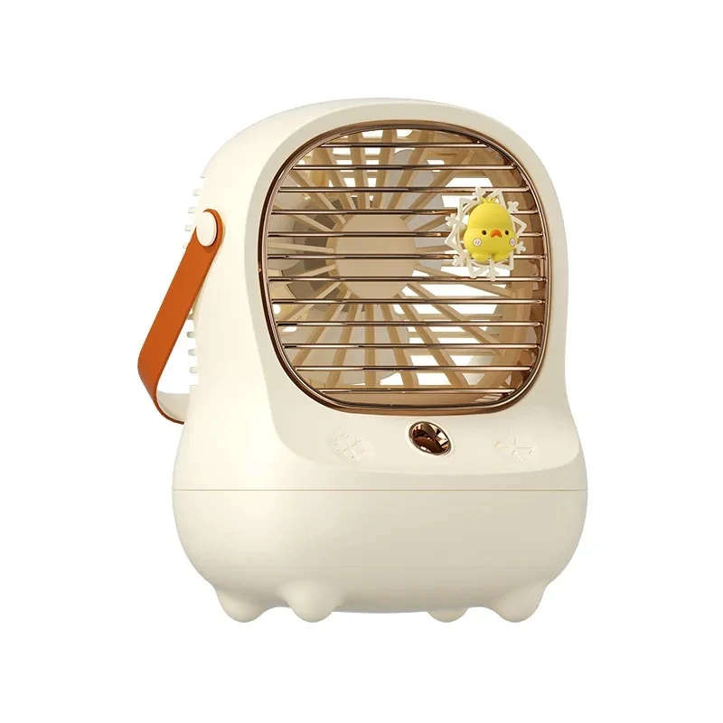 Mini ventilador de refrigeración de escritorio USB, humidificador de aire, humidificador de agua hidratante, inalámbrico, portátil, hogar, 3 velocidades, lindo