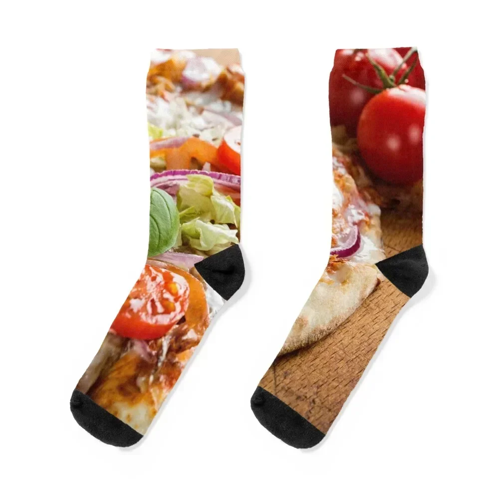 Kebap pizza Socks crazy sports and leisure Man Socks Women's