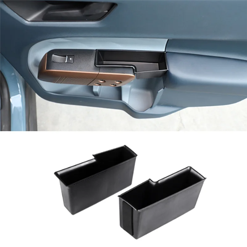 For Ford Maverick 2022+ Rear Car Door Storage Box Mobile Phone Tray Article Organizer Interior Accessories