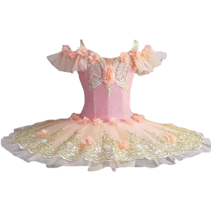 New Professional Ballet Tutu Dress Adult Kids Womens Platter Pancake Swan Lake Ballerina Stage Dance Costume