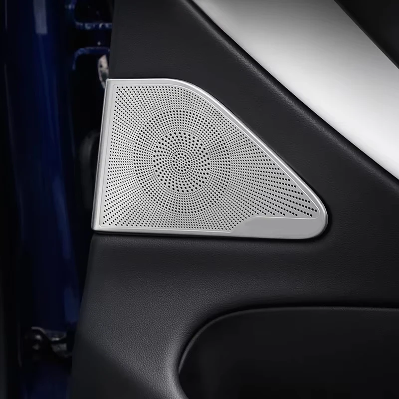 Front Column Roof Horn Hood Model3 Speaker Cover Decorative Sequins For Tesla Model 3 2019 2020  Accessories