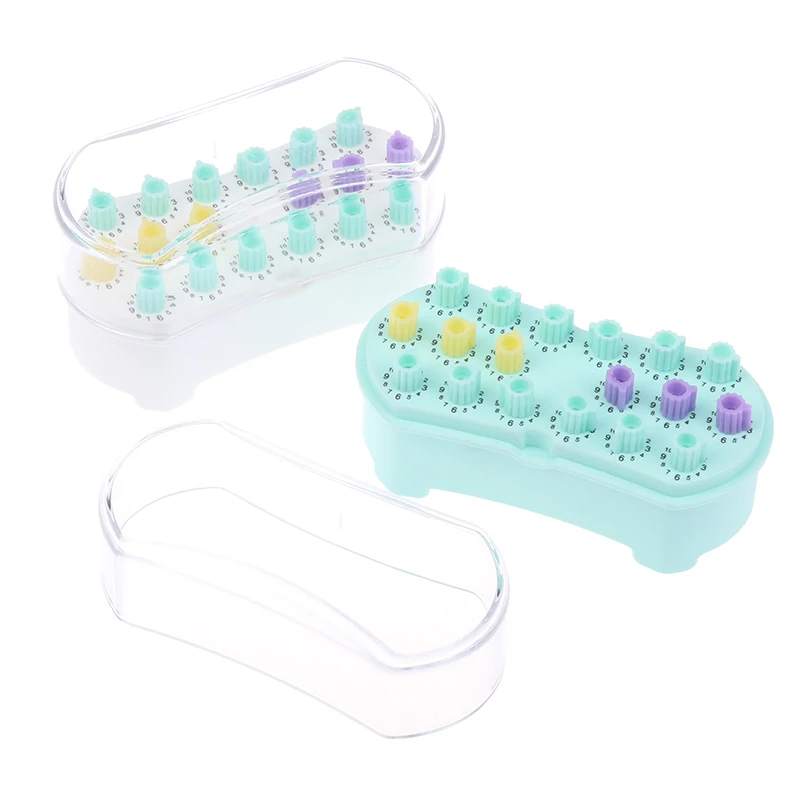 

Dental Disinfection Box Root Canal File Files Disinfection Holder With Count Counting Autoclavable Sterilizer Case