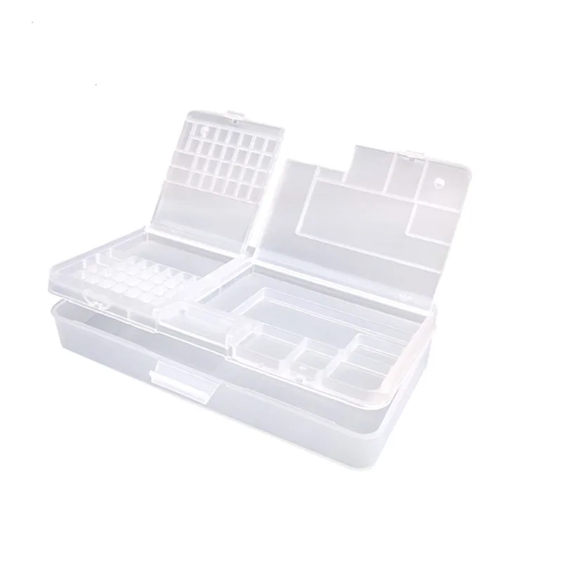 Wrcibo PVC Plastic BOX For Mobile Phone Motherboard IC Chip Parts Organizer Multifunction LCD Touch Screen Component Storage Box