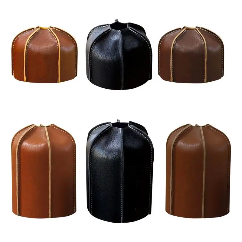 Portable Rattan Gas Tank Cover Case Anti-collision Camping Isogas Warmer Case Gas Tank Cover Outdoor Camping Accessories