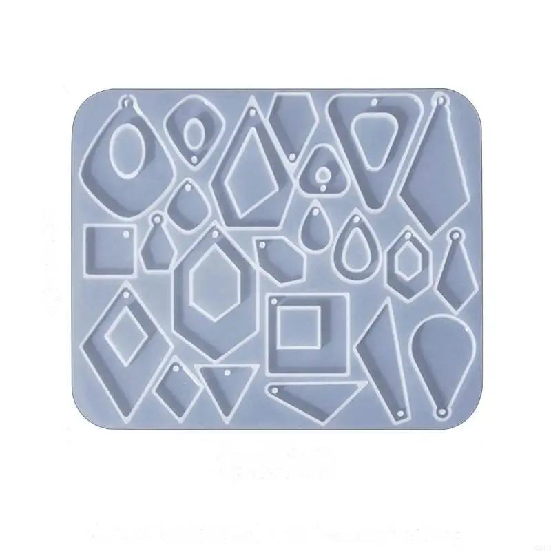 

Geometric Earrings Pendant Silicone Mold for DIY Jewelry Crafts Epoxy Resin Moulds for Crafting Earrings Casting Moulds