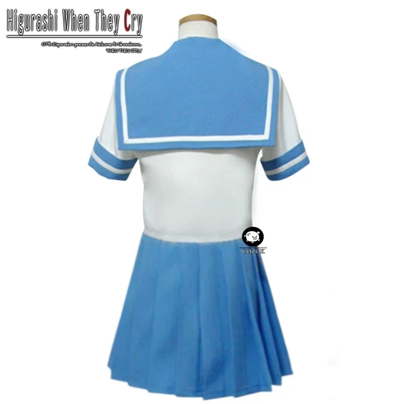 Game Higurashi When They Cry Hou Ryugu Rena Cosplay Costume JK Uniform Custom Made Any Size