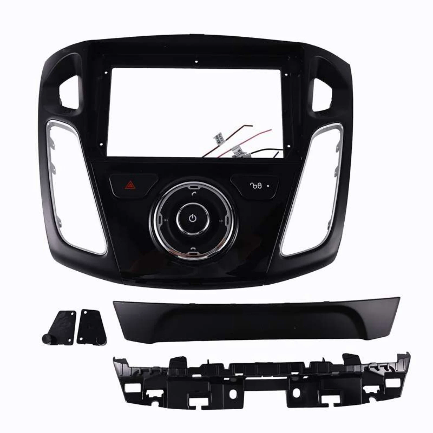 Fascia D'Autoradio pour FORD FOCUS 2012-2017 9 Pouces StéRéO Lecteur Dvd Tableau de Bord Kit Plaque Frontale