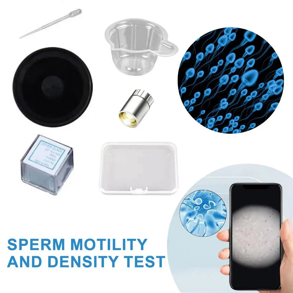 1 ชุดชุดทดสอบความเข้มข้นของอสุจิระดับสูงสำหรับการประเมินผลที่รวดเร็วและแม่นยำที่บ้านสำหรับผู้ชาย การดูแลอสุจิแบบใช้ซ้ำได้