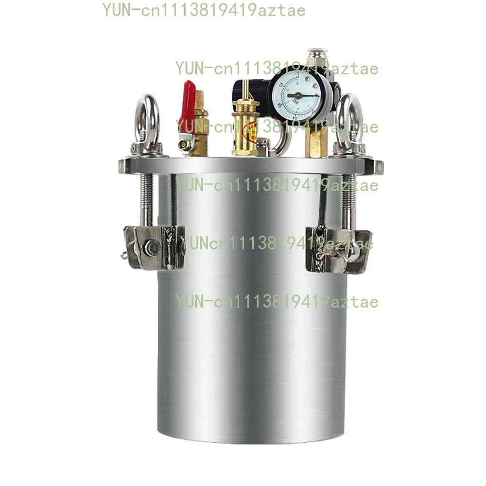 3L Dispenser Pressure Tank 304 Stainless Steel Pressure Barrel Dispensing Valve Fluid Dispensing Storage Bucket
