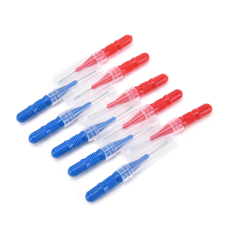 

50pcs/lot Hygiene Dental Soft Floss Sticks Toothpick Teeth Cleaning Tooth Flossing Head Plastic Interdental Brush