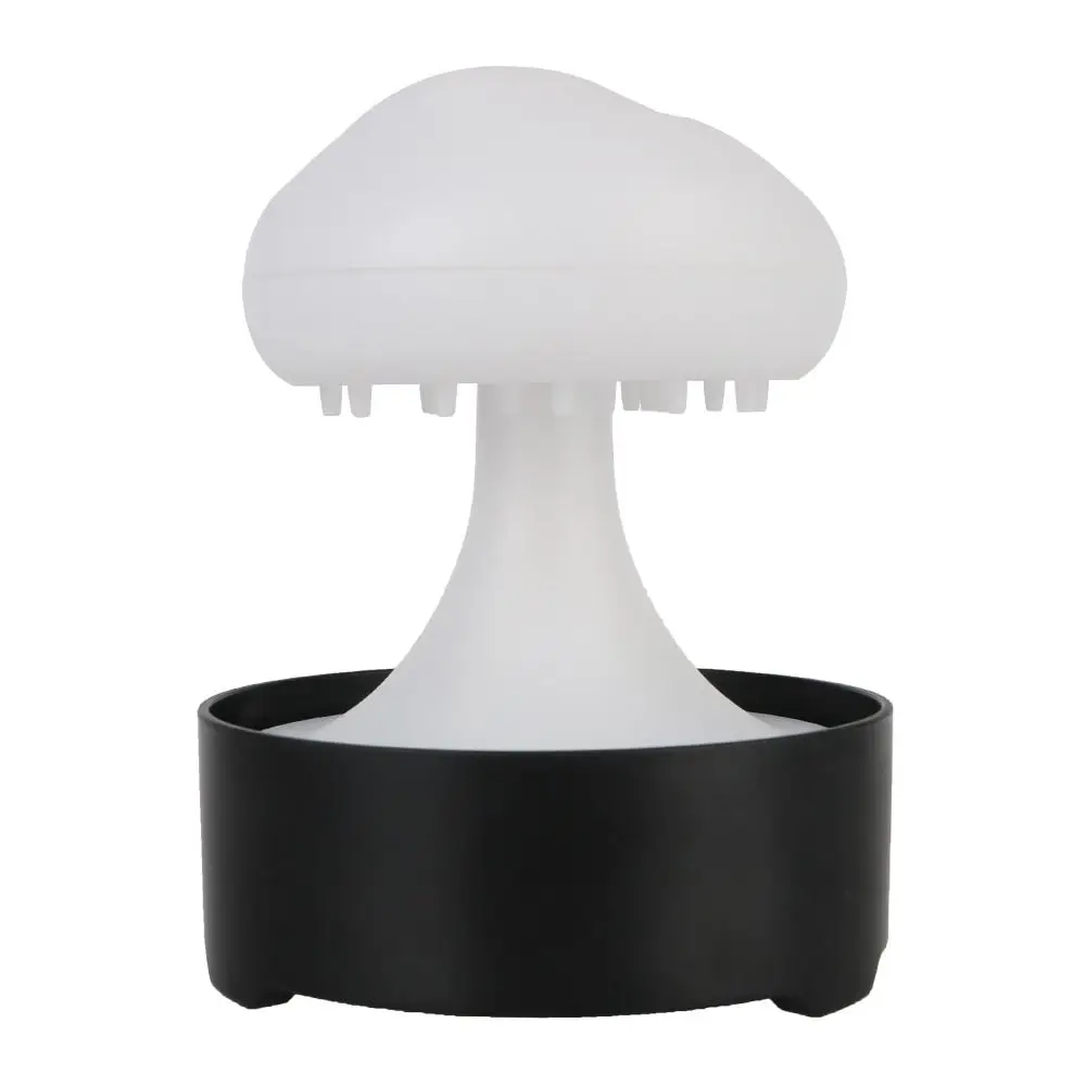 Home Decor Plastic Electric Fountain Light Ultra Quiet Simulated Mushroom Lamp Creative Funny Table Lamp Bedroom