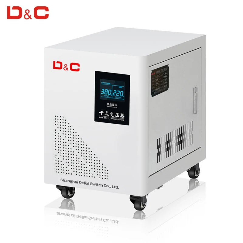 Step Up Transformers Price Dry Type 5kva Air Cooling With Factory Price 220V To 380V 400V AC Power 98% Isolation Transformer