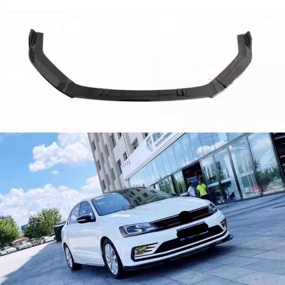 Car Front Lip Shovel Spoiler Assembly For Volkswagen vw Sagitar jetta GLI 2015-2018 Modified New Style Auto Accessories