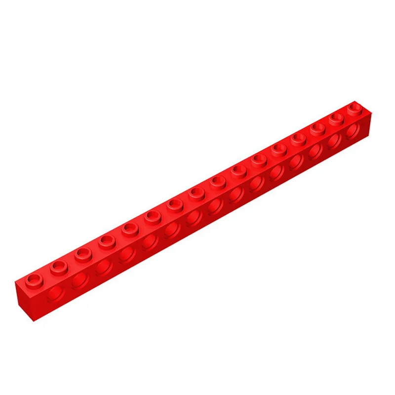 50g/9Pcs 3703 1x16 Perforated 15 holes Building Blocks Moc Accessories Compatible with Brick Spare Parts Toy