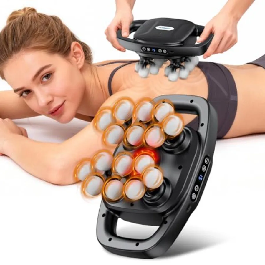 

Мощный массажный пистолет для глубокого массажа тканей, для облегчения боли в спине, плечах и шее, а также для массажа ног и стоп.