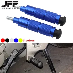 Motorcycle Bike Scooter Dirt Bike M8 CNC Footrests Foot Pegs Pedals For Kawasaki Honda KTM Yamaha Suzuki Motocross ATV Universal