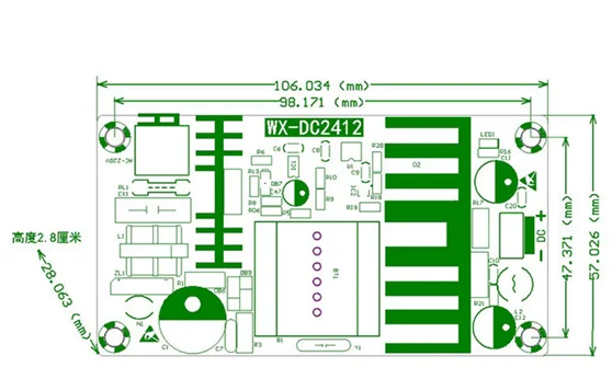 Power Supply Module AC 110v 220v to DC 24V 4A AC-DC Switching Power Supply Board 828 Promotion