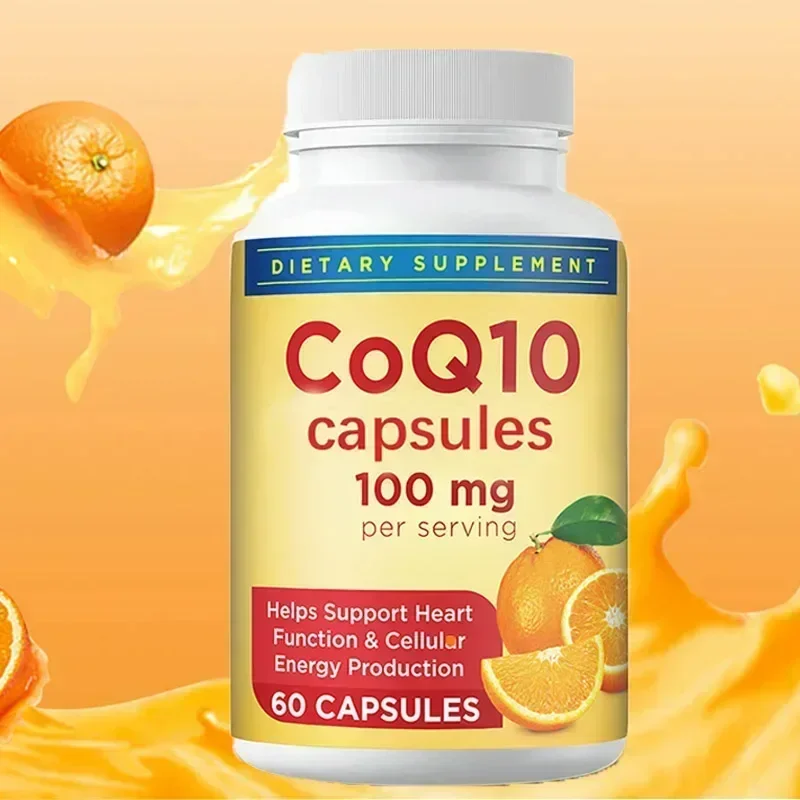 

1 bottle of Coenzyme Q10 capsules improves myocardial metabolism and enhances immunity as a health food