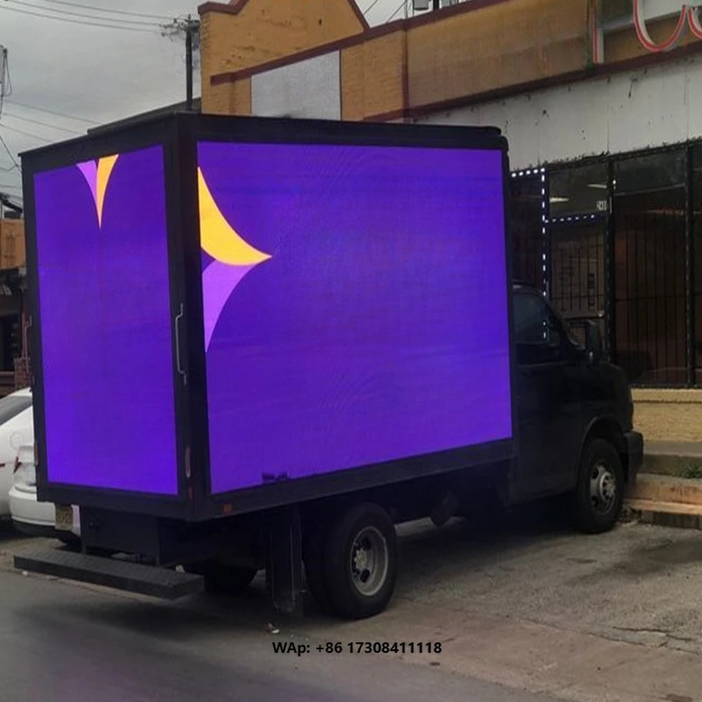 ALSON LED Factory Direct Top Car LED Display Programmable Waterproof Outdoor Roof Advertising Truck Information