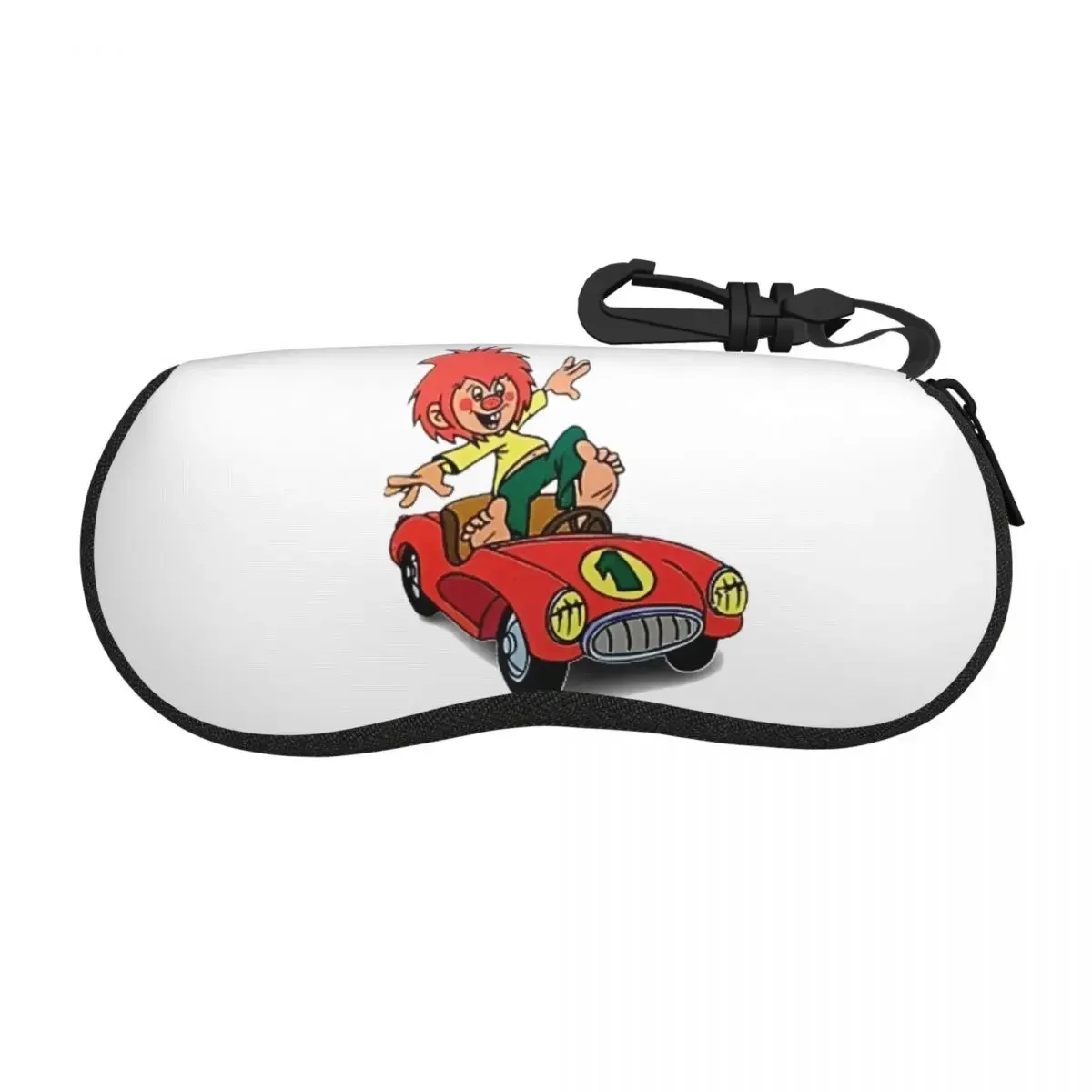 

Pumuckl-80s Retro Nostalgia Pumuckl в автомобиле, чехол для очков, портативная коробка для солнцезащитных очков, женская и мужская мягкая сумка для очков, сумка