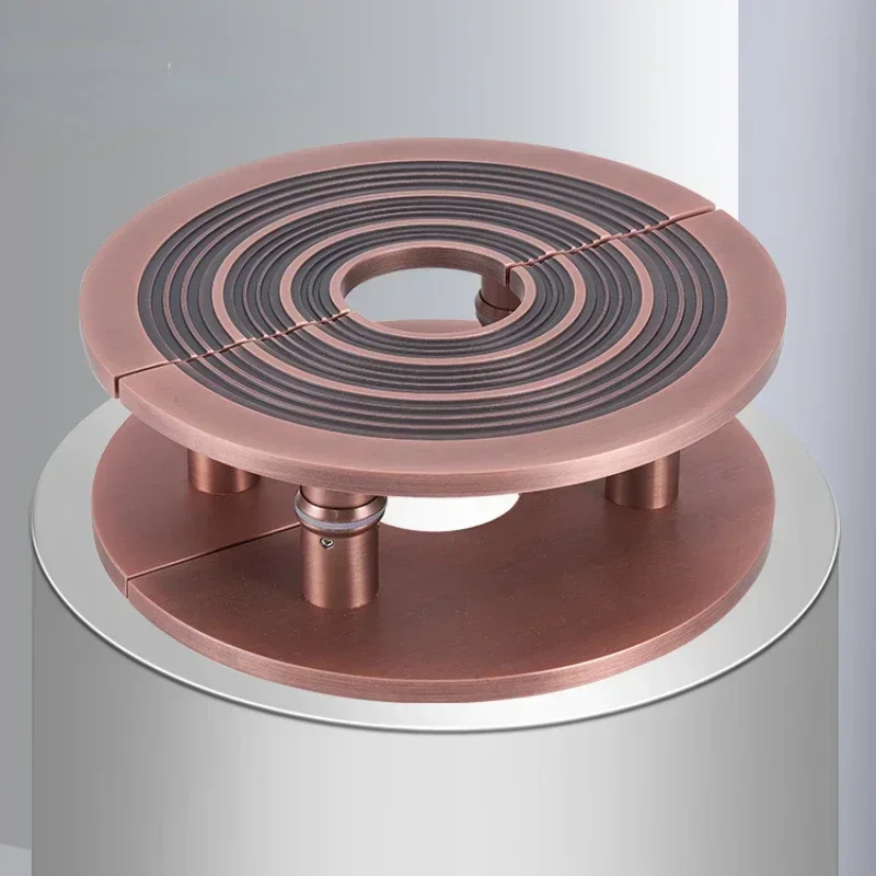 Hot sales semi-circular wooden door handle, red antique copper with or without frame, handrail, large handle door,