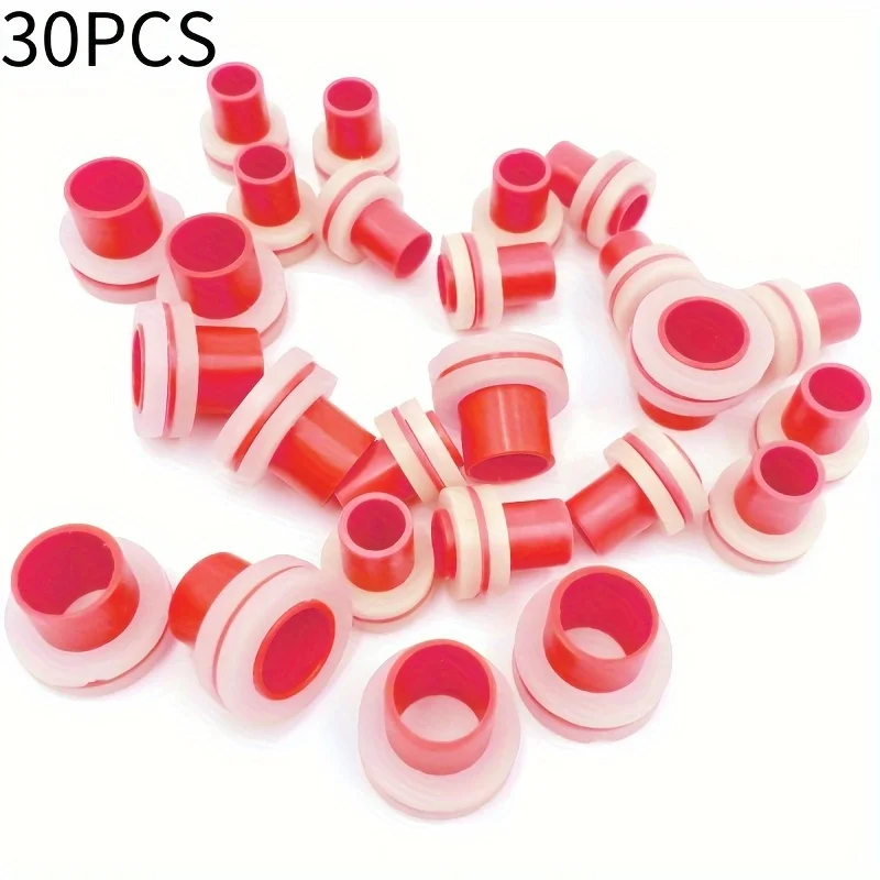 30Pcs Faucet PPR Pipe Plugs Leak-proof Sealing Gaskets Free Tape Triangle Valve Prevent Dripping Sealed Ring Silicone Washers