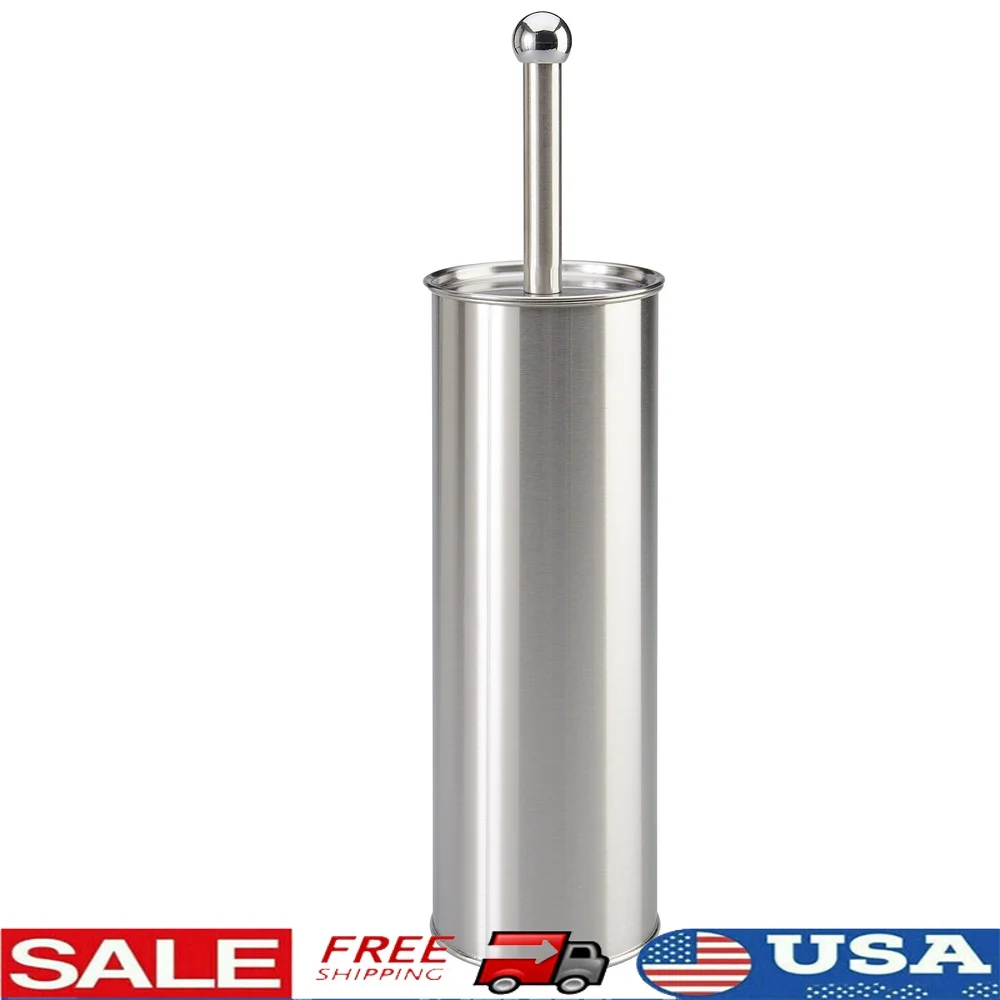 

Держатель для туалетной щетки из нержавеющей стали, гигиеническая устойчивая к ржавчине декоративная сумка для хранения, прочная щетка с щетиной, сдержанная ванная комната