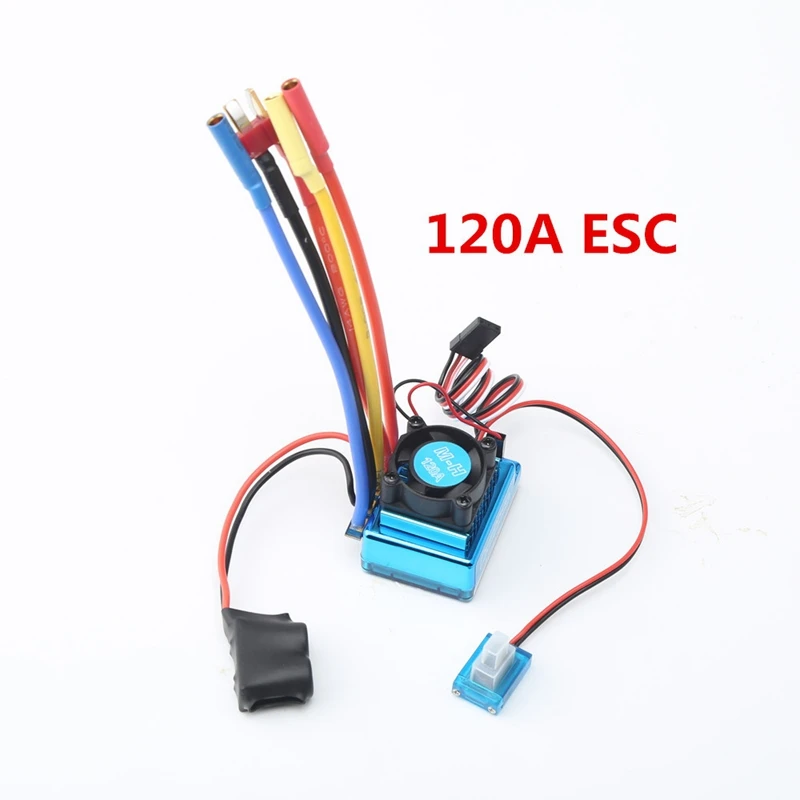 3650 2300KV Brushless Motor & With ESC &Heat Sink Cover Combo For 1:8/1:10 HSP HPI Wltoys RC Car RC Boat Part