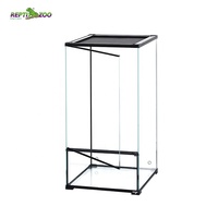 48 Gal 182 L Vertical Paludarium Habitat Custom Reptile Terrarium Tank Glass Terrariums for Amphibious Reptiles