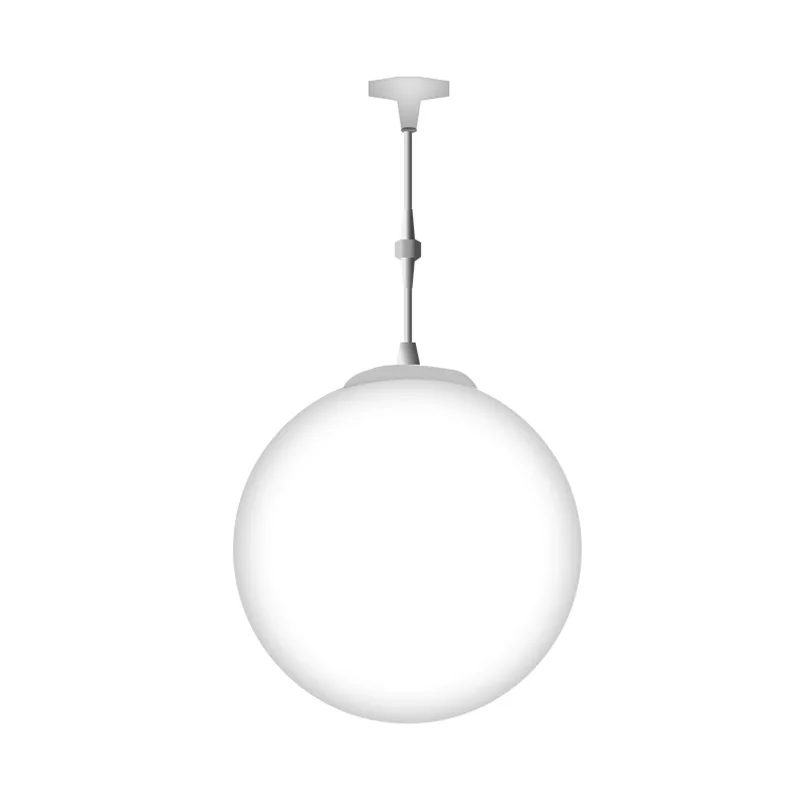 Round garden light luminous round led