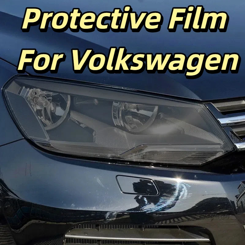 

Защитная пленка для автомобильных фар и задних фонарей для Volkswagen VW Touareg 7P CR 2011-на передняя защита от царапин, черная прозрачная ТПУ PPF