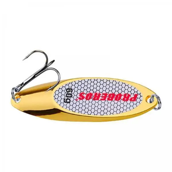 

Freshwater Saltwater Metal Fishing Spoons Lures Hard Jigging Lure Baits with Hooks for Bass Pike Catfish Tackles