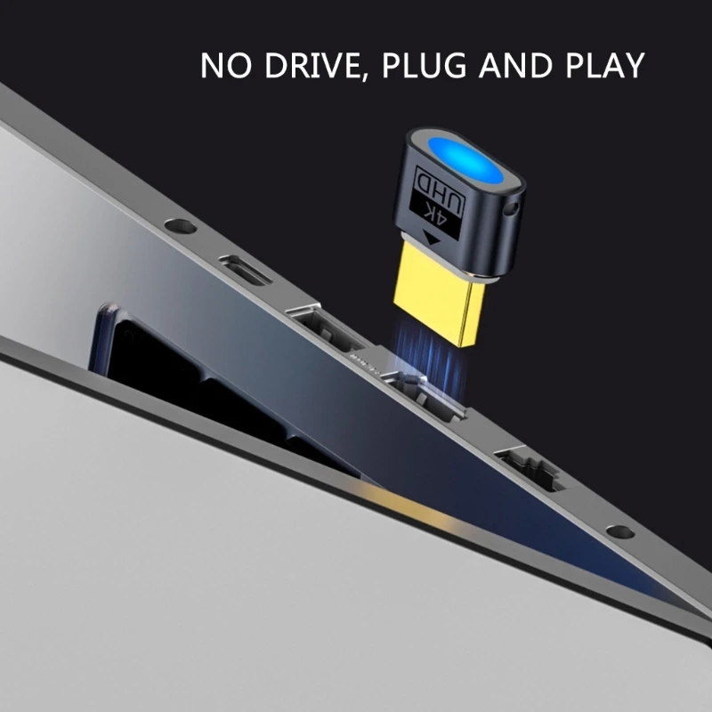 HDTV 그래픽 카드용 HDMI 더미 플러그 HDMI 가상 모니터 커넥터는 선명한 이미지와 부드러운 성능을 보장합니다.