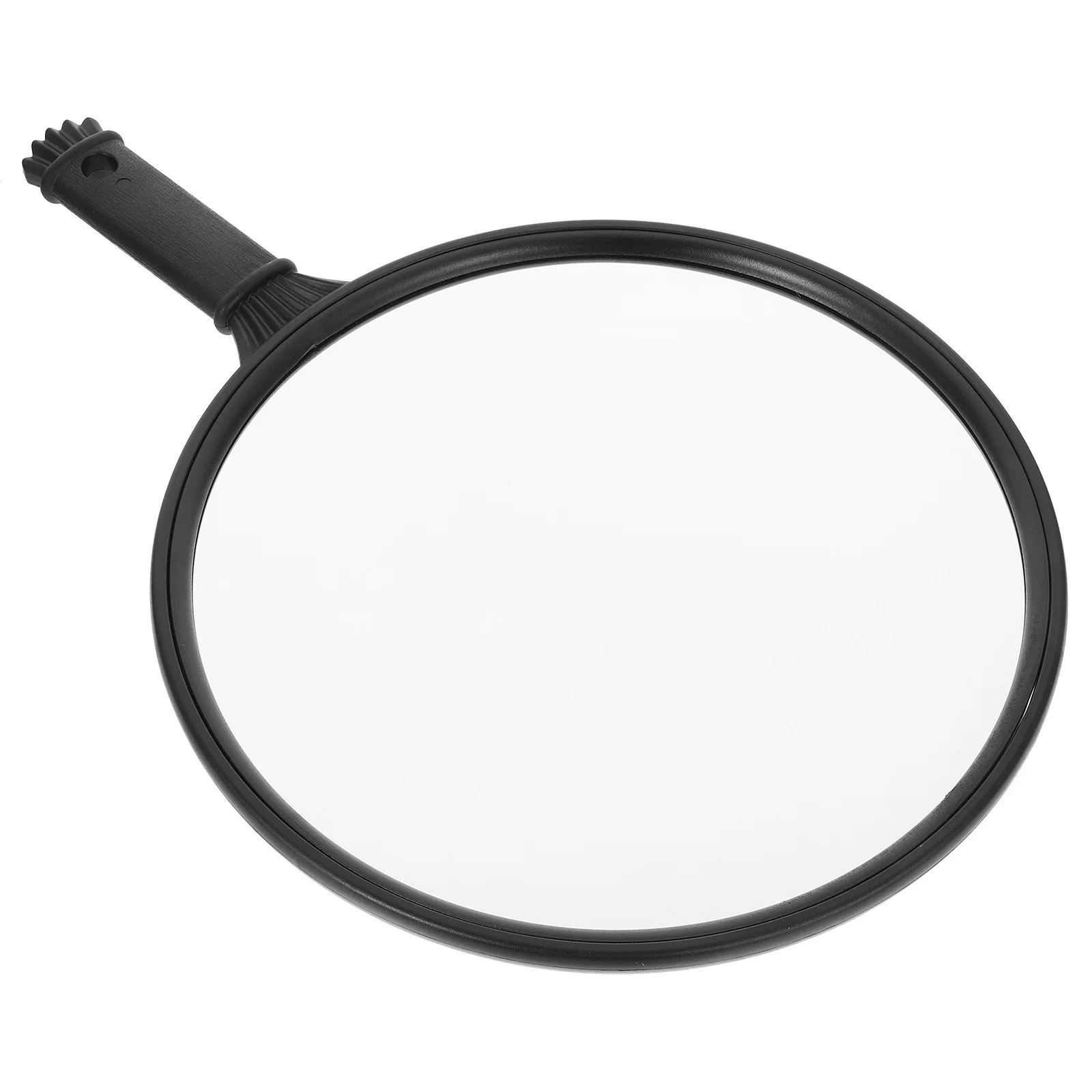 

Handheld Makeup Mirror Round Hanging Mirror Clear Surface Barber Salon Portable Makeup Tool
